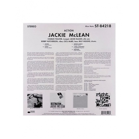 Виниловая пластинка McLean, Jackie, Action (Tone Poet) (0602445852260) - фото 5