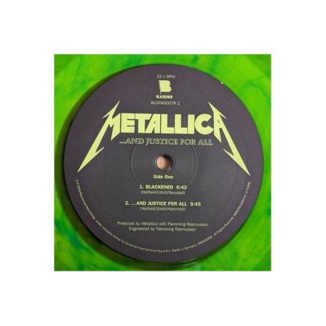 Виниловая пластинка Metallica, ...And Justice For All (coloured) (0602455725875) - фото 3