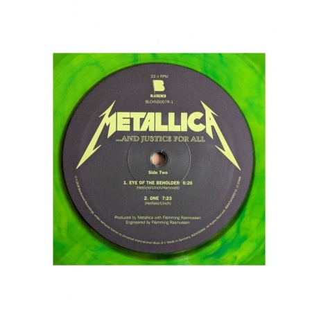 Виниловая пластинка Metallica, ...And Justice For All (coloured) (0602455725875) - фото 4