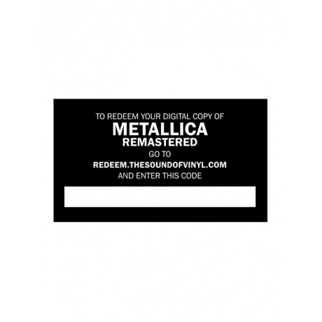 Виниловая пластинка Metallica, Metallica (coloured) (0602455725974) - фото 17