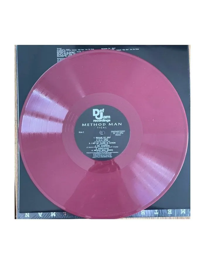 Виниловая пластинка Method Man, Tical (coloured) (0602455793997) - фото 4