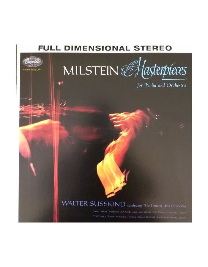 цена Виниловая пластинка Milstein, Nathan, Masterpieces For Violin And Orchestra (Analogue) (0753088852817)