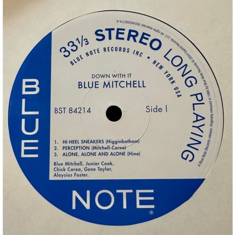 Blue Mitchell - Down With It! (Analogue, Tone Poet) (0602445395774) виниловая пластинка - фото 3