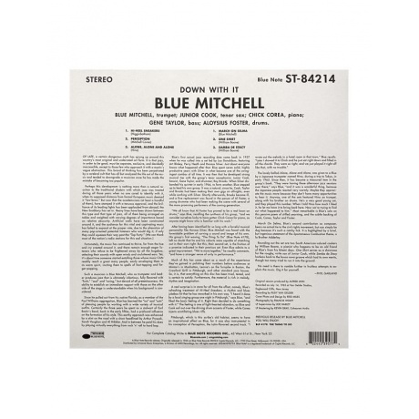 Виниловая пластинка Mitchell, Blue, Down With It! (Tone Poet) (0602445395774) - фото 4