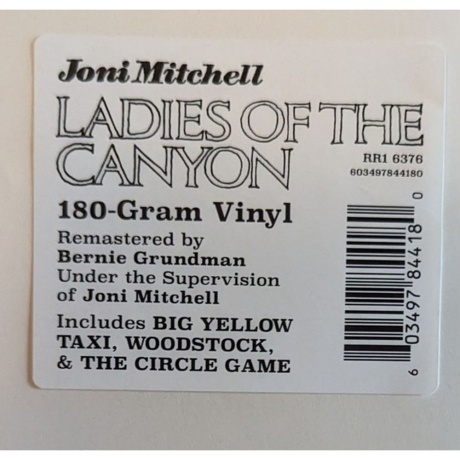 Joni Mitchell - Ladies Of The Canyon (0603497844180) виниловая пластинка - фото 7