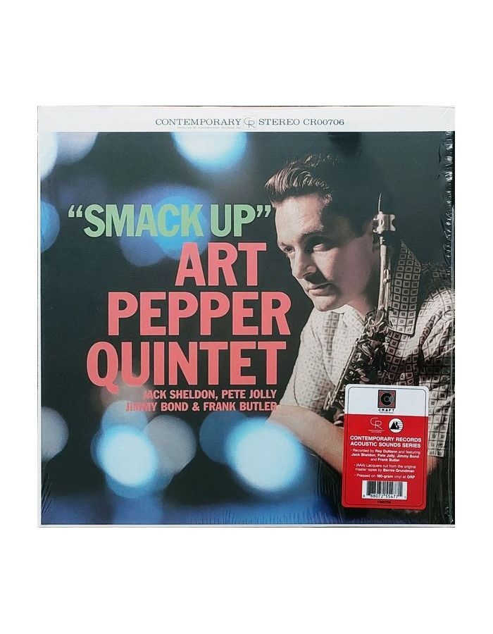 Виниловая пластинка Pepper, Art, Smack Up (Acoustic Sounds) (0888072554771) виниловая пластинка art pepper smack up 1lp