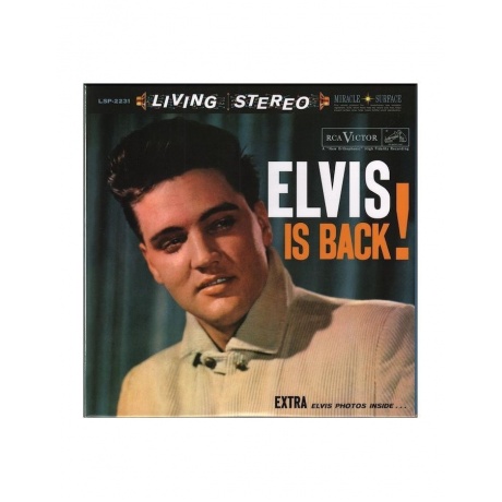 Виниловая пластинка Presley, Elvis, Elvis Is Back (Analogue) (0753088223174) - фото 1