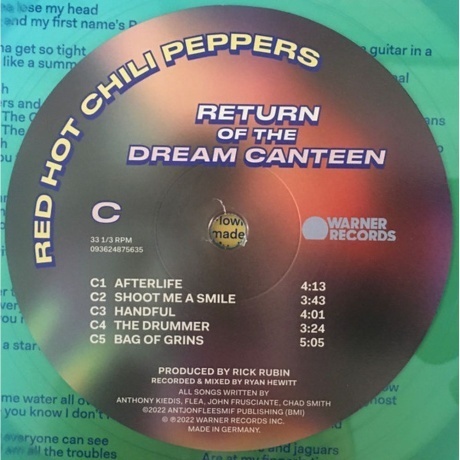 Red Hot Chili Peppers - Return Of The Dream Canteen (coloured) (0093624867364) виниловая пластинка - фото 11