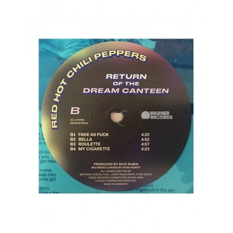 Виниловая пластинка Red Hot Chili Peppers, Return Of The Dream Canteen (coloured) (0093624867364) - фото 10