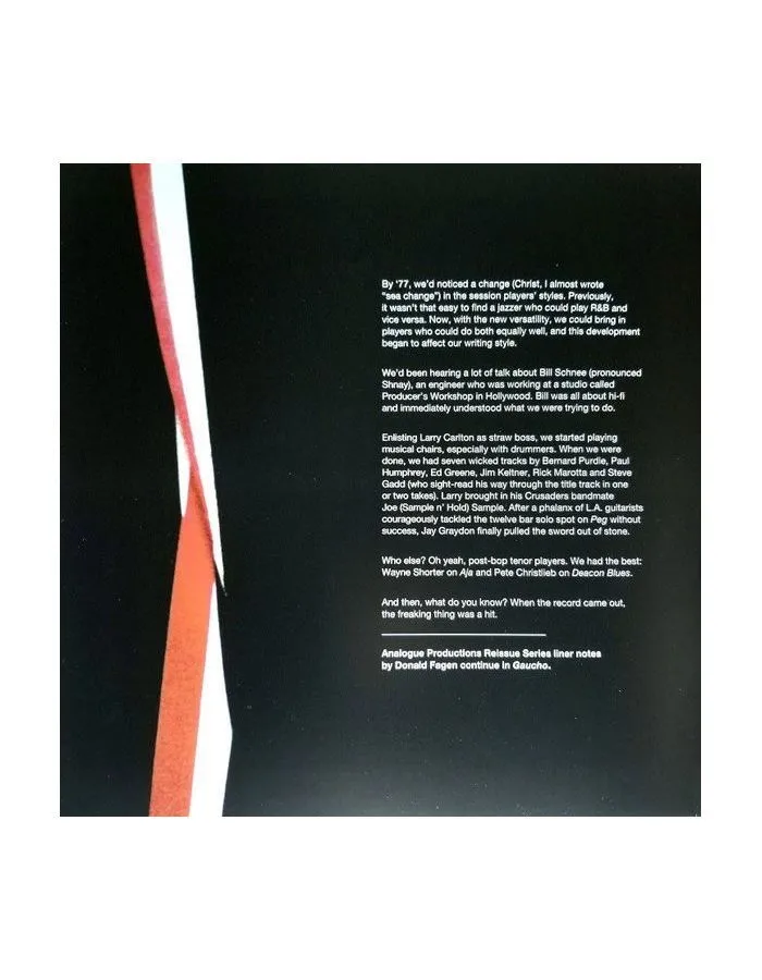 Виниловая пластинка Steely Dan, Aja (Box) (Analogue) (0753088144578) - фото 14