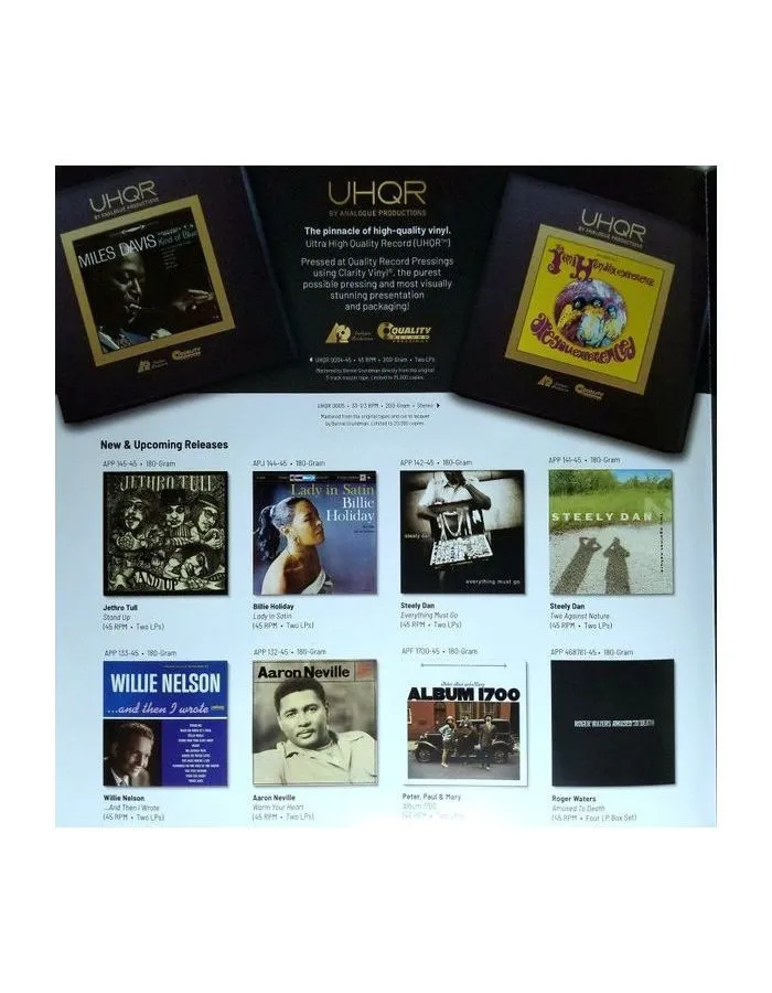 Виниловая пластинка Steely Dan, Aja (Box) (Analogue) (0753088144578) - фото 24