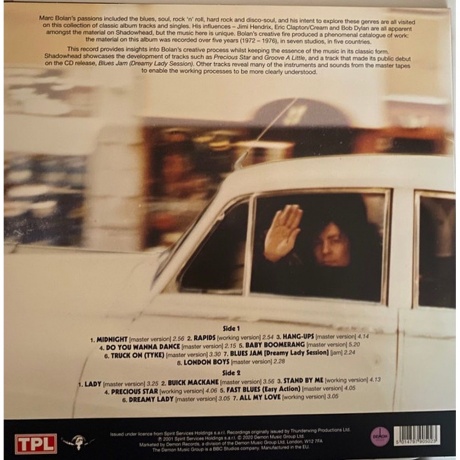 T. Rex, Shadowhead (5014797905023) виниловая пластинка - фото 2