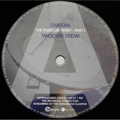 Tangerine Dream, Chandra: The Phantom Ferry - Part I (0802644809618) виниловая пластинка - фото 5