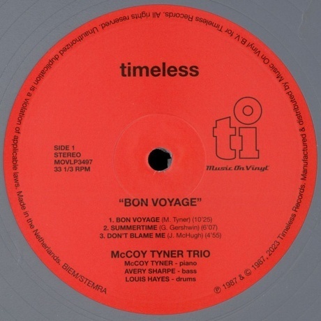 McCoy Tyner - Bon Voyage (coloured) (8719262030503) виниловая пластинка - фото 5