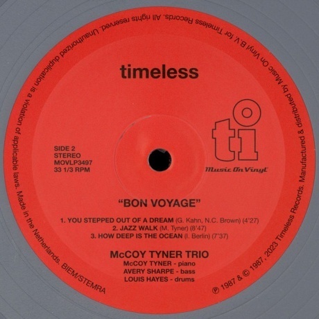 McCoy Tyner - Bon Voyage (coloured) (8719262030503) виниловая пластинка - фото 6