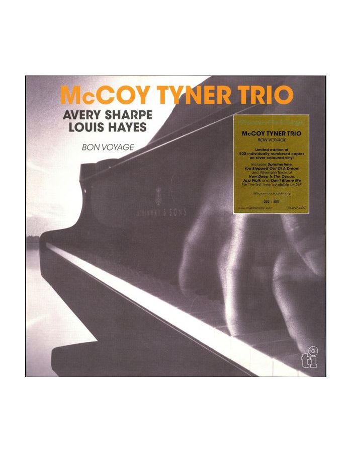 Виниловая пластинка Tyner, McCoy, Bon Voyage (coloured) (8719262030503) tyner mccoy trio виниловая пластинка tyner mccoy trio inception