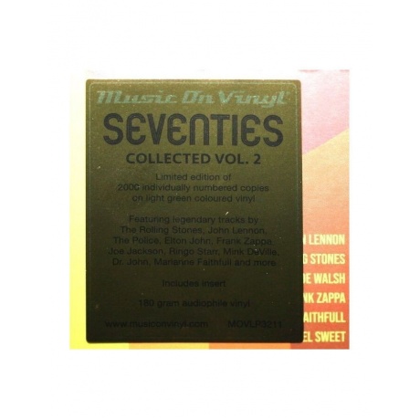 Виниловая пластинка Various Artists, Seventies Collected Vol.2 (coloured) (0600753964354) - фото 3