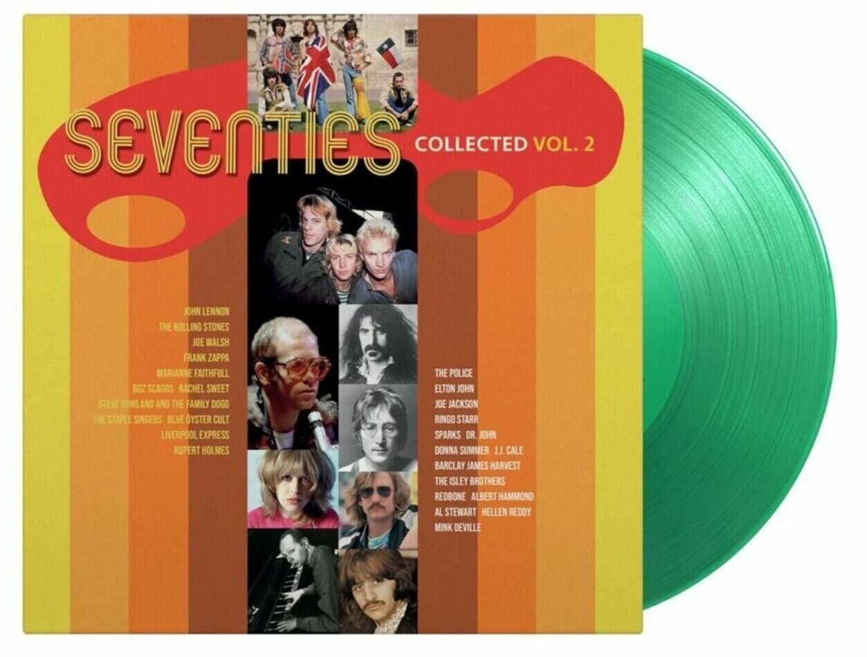 music on vinyl сборник seventies collected vol 2 coloured vinyl 2lp Виниловая пластинка Various Artists, Seventies Collected Vol.2 (coloured) (0600753964354)