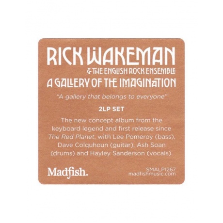 Виниловая пластинка Wakeman, Rick, A Gallery Of The Imagination (0636551826716) - фото 3