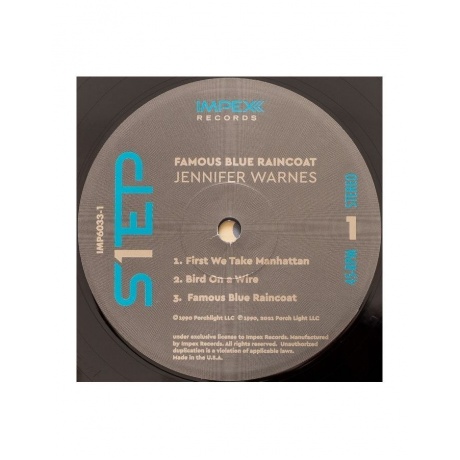 Виниловая пластинка Warnes, Jennifer, Famous Blue Raincoat (Box) (Audiophile One-Step Pressing) (0856276002336) - фото 12