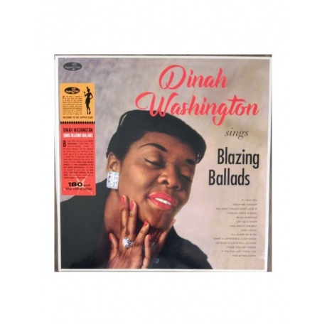 Виниловая пластинка Washington, Dinah, Sings Blazing Ballads (8435723700678) - фото 1