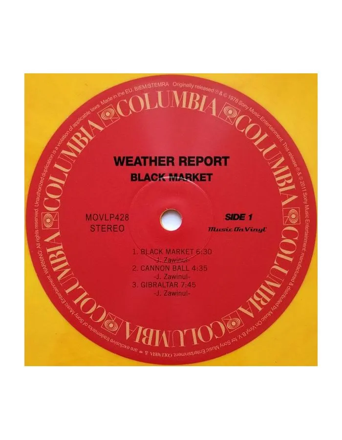Виниловая пластинка Weather Report, Black Market (coloured) (8719262030916) - фото 5