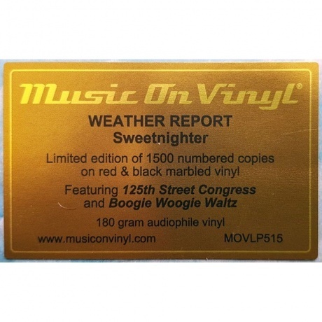 Weather Report, Sweetnighter (coloured) (8719262030954) виниловая пластинка - фото 7