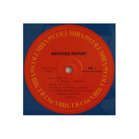 Виниловая пластинка Weather Report, Weather Report (coloured) (8719262030893) - фото 3