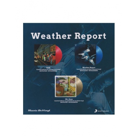 Виниловая пластинка Weather Report, Weather Report (coloured) (8719262030893) - фото 6