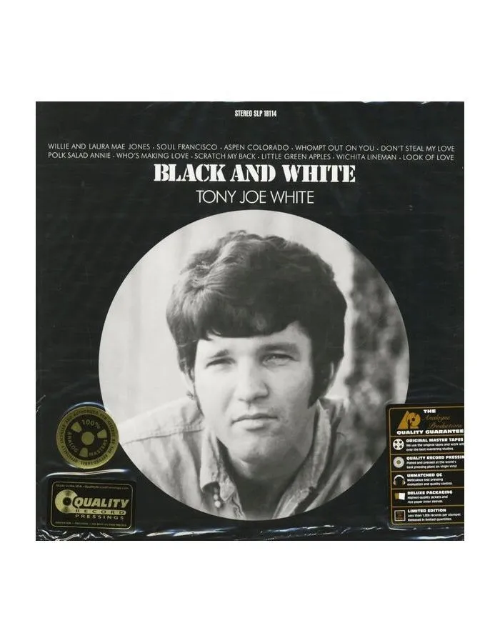 Виниловая пластинка White, Tony Joe, Black And White (Analogue) (0753088129315) - фото 1
