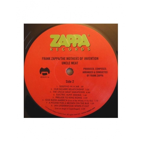 Виниловая пластинка Zappa, Frank, Uncle Meat (0824302383919) - фото 6
