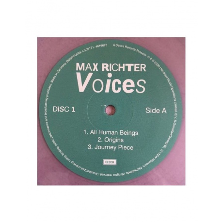 Виниловая пластинка Richter, Max, Voices 1 &amp; 2 (Box) (coloured) (0028948553273) - фото 13