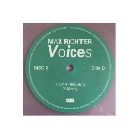 Виниловая пластинка Richter, Max, Voices 1 &amp; 2 (Box) (coloured) (0028948553273) - фото 19
