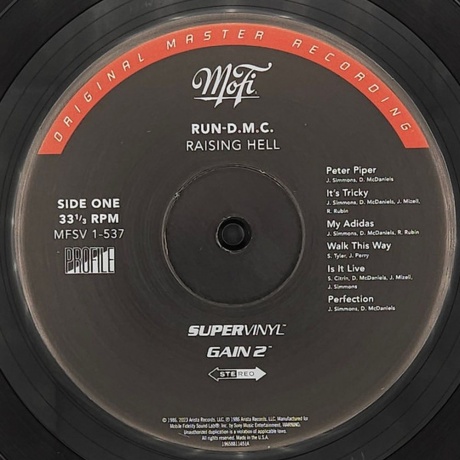 Run DMC - Raising Hell (Analogue, Original Master Recording) (0196588114519) виниловая пластинка - фото 3