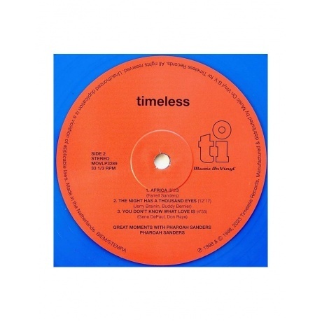 Pharoah Sanders - Great Moments With (coloured) (8719262027169) виниловая пластинка - фото 9