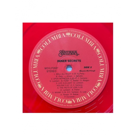 Виниловая пластинка Santana, Inner Secrets (coloured) (8719262014220) - фото 4
