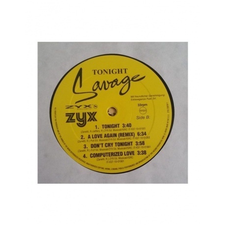 Savage, Tonight (0090204696345) виниловая пластинка - фото 3