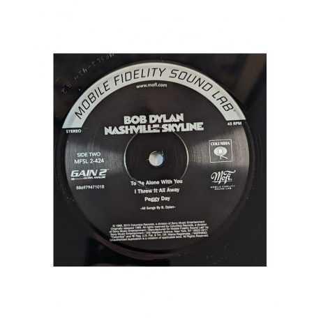 Виниловая пластинка Dylan, Bob, Nashville Skyline (Original Master Recording) (0821797242417) - фото 4