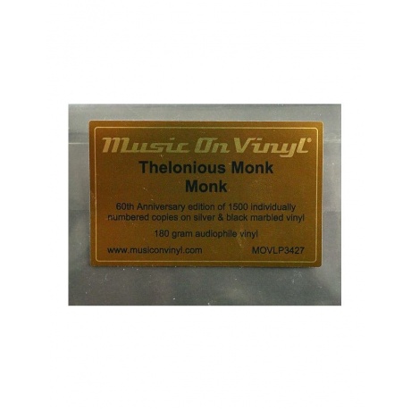 Виниловая пластинка Monk, Thelonious, Monk (coloured) (8719262029040) - фото 3