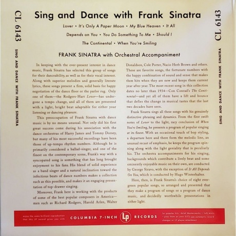 Frank Sinatra - Sing And Dance With Frank Sinatra (Analogue) (0856276002312) виниловая пластинка - фото 2