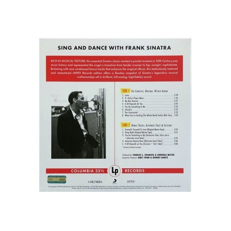 Виниловая пластинка Sinatra, Frank, Sing And Dance With Frank Sinatra (Analogue) (0856276002312) - фото 4
