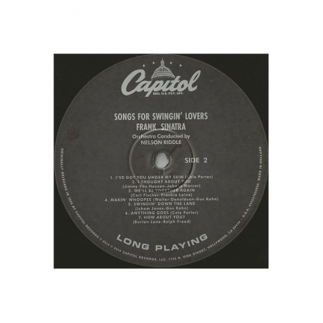 Виниловая пластинка Sinatra, Frank, Songs For Swingin' Lovers (0602547628626) - фото 4