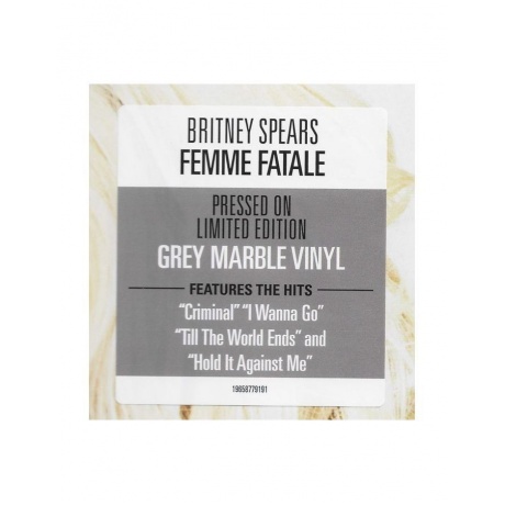 Виниловая пластинка Spears, Britney, Femme Fatale (coloured) (0196587791919) - фото 7