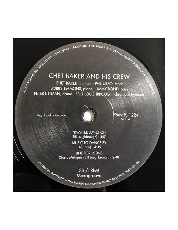 5060149621141, Виниловая пластинка Baker, Chet, Chet Baker And Crew (Analogue) - фото 6