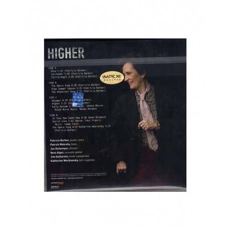 Patricia Barber - Higher (Analogue) (0856276002404) виниловая пластинка - фото 3