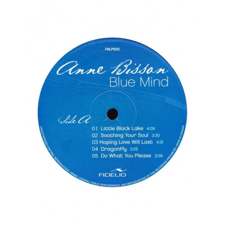 0771028241699, Виниловая пластинка Bisson, Anne, Blue Mind (Audiophile Edition) - фото 3