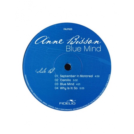 0771028241699, Виниловая пластинка Bisson, Anne, Blue Mind (Audiophile Edition) - фото 4