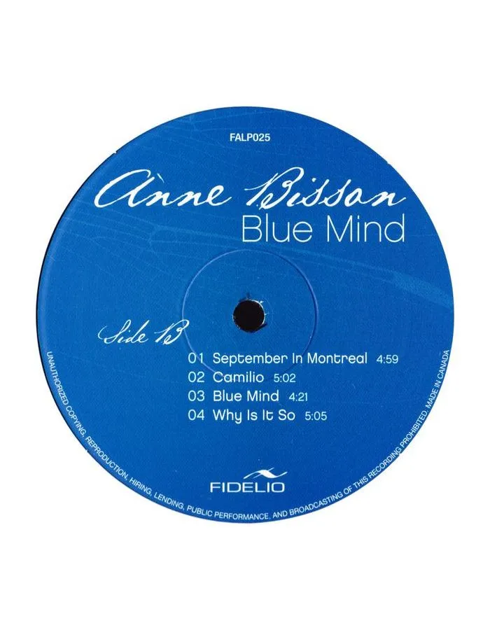 0771028241699, Виниловая пластинка Bisson, Anne, Blue Mind (Audiophile Edition) - фото 4