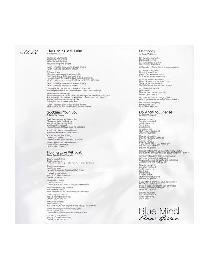 0771028241699, Виниловая пластинка Bisson, Anne, Blue Mind (Audiophile Edition) - фото 5