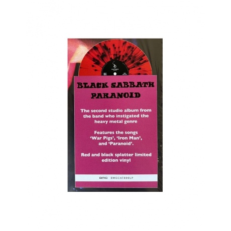 4099964007558, Виниловая пластинка Black Sabbath, Paranoid (coloured) - фото 11